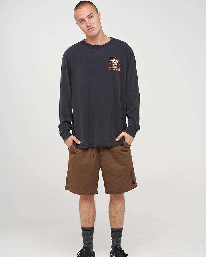Sweat-shirt à col rond avec mo - Streetwear Brand Hoodie avis et prix