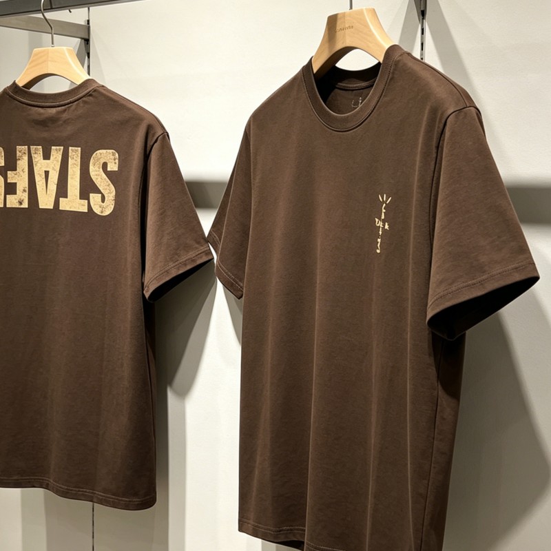 T-shirts d'été marron Cactus J - Cactus Jack Tee avis et prix